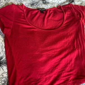 red crop top